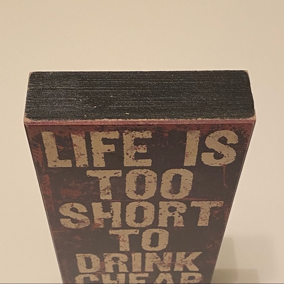 Wooden Decorative Sign Beer Themed - Picture 3 of 12